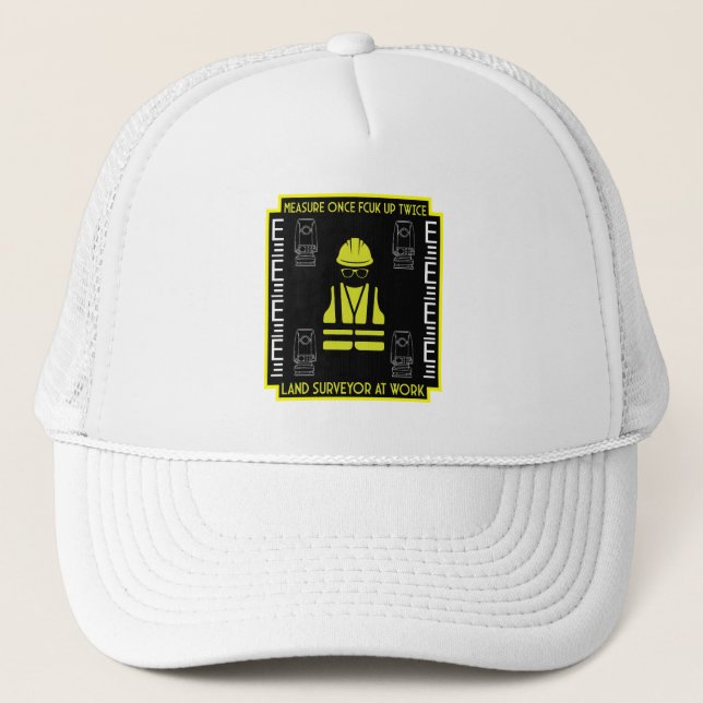 land surveyors trucker hat (Front)