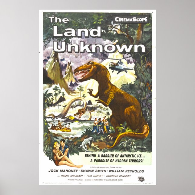 Land Unknown Dinosaur Movie Poster (Front)