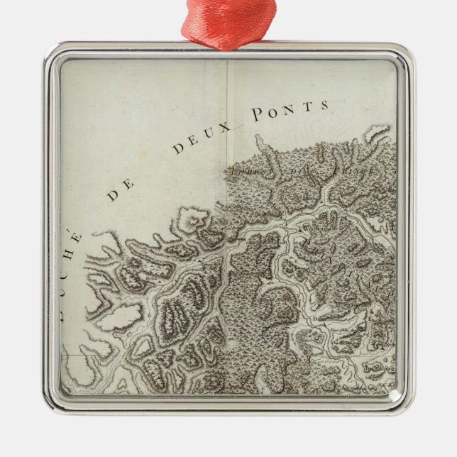 Landau, Wissembourg Metal Tree Decoration (Front)