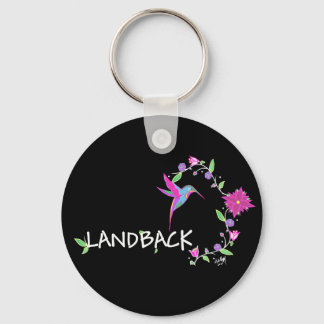Landback - Floral Key Ring