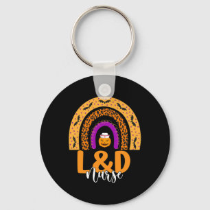 Landd Nurse Labour And Delivery Nursing Halloween Key Ring