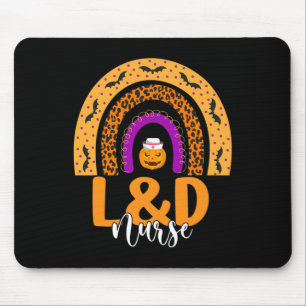 Landd Nurse Labour And Delivery Nursing Halloween Mouse Pad
