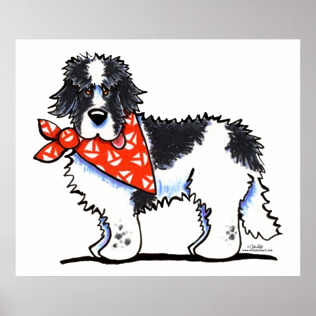Landeer Newfie Sailor Poster (Front)