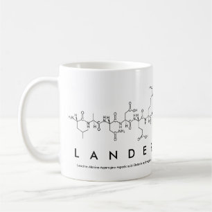 Lander peptide name mug