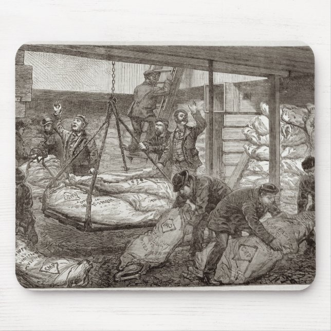 Landing Australian Frozen Meat Mouse Pad (Front)