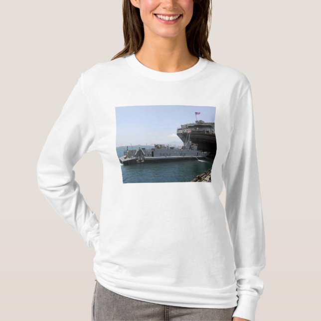 Landing Craft Utility moving into position T-Shirt (Front)