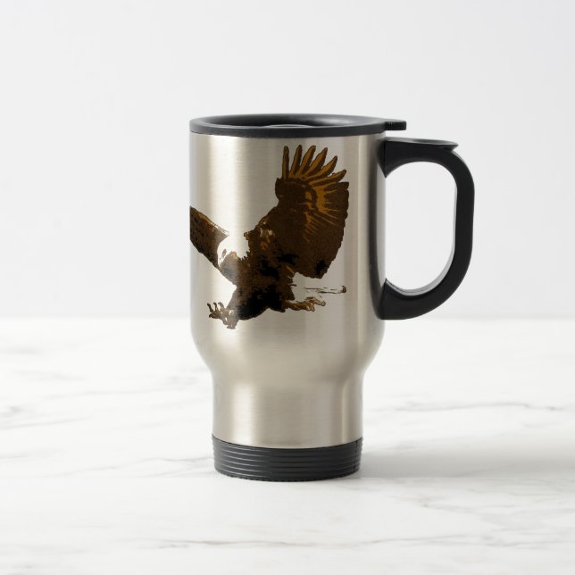 Landing Eagle Travel Mug (Right)