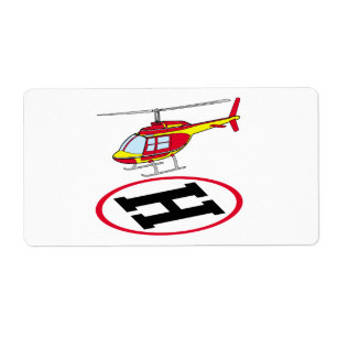 Landing helicopter