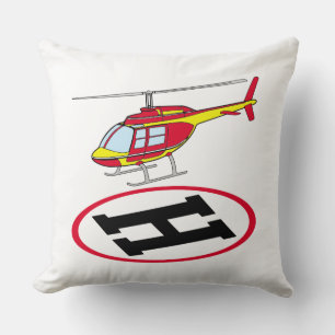 Landing helicopter cushion