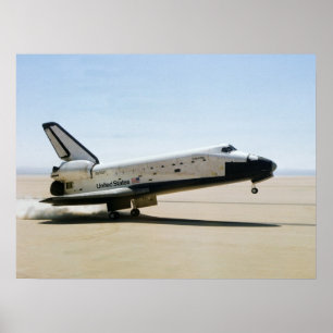 Landing of Space Shuttle Columbia (STS-1) Poster