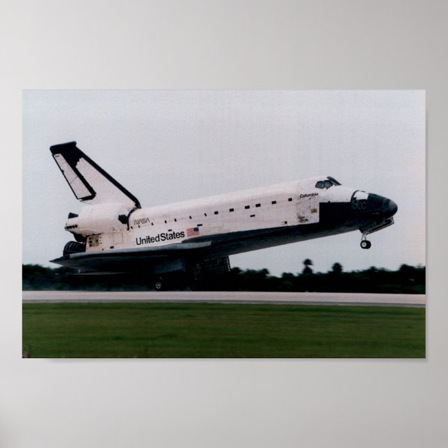Landing of Space Shuttle Columbia (STS-78) Poster (Front)