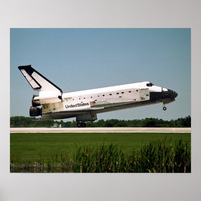 Landing of Space Shuttle Columbia (STS-90) Poster (Front)