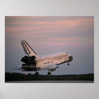Landing of Space Shuttle Discovery (STS-85) Poster