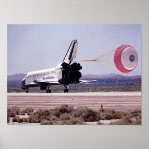 Landing of Space Shuttle Endeavour (STS-49) Poster