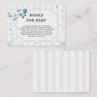 Landing Soon Boy Aeroplane Baby Shower Book Reques