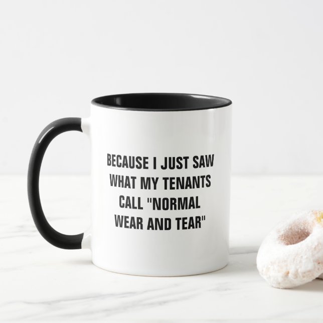 Landlord  mug (With Donut)