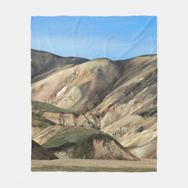 LANDMANNALAUGAR IN ICELAND FLEECE BLANKET (Front)