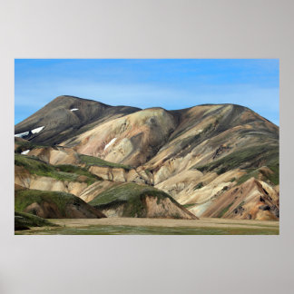 LANDMANNALAUGAR IN ICELAND POSTER