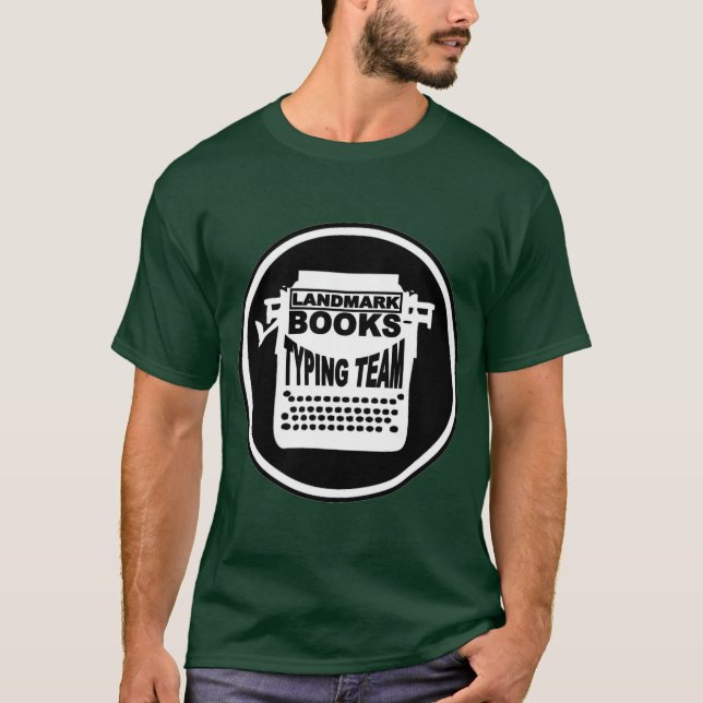 Landmark Books Typing Team T-Shirt (Front)