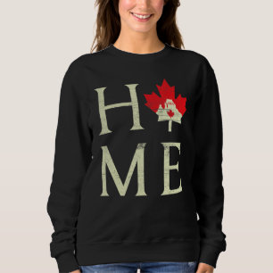 Landmark Home Canada Day Maple Proud Canadian Flag Sweatshirt