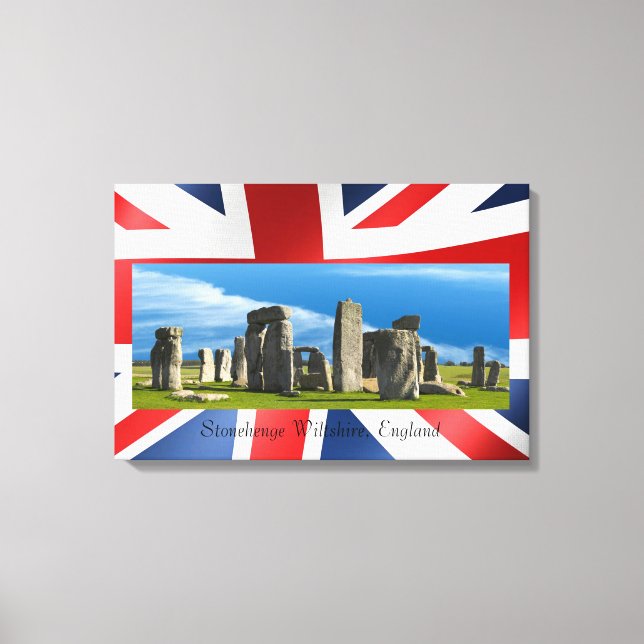 Landmark image of England wrapped-canvas Canvas Print (Front)