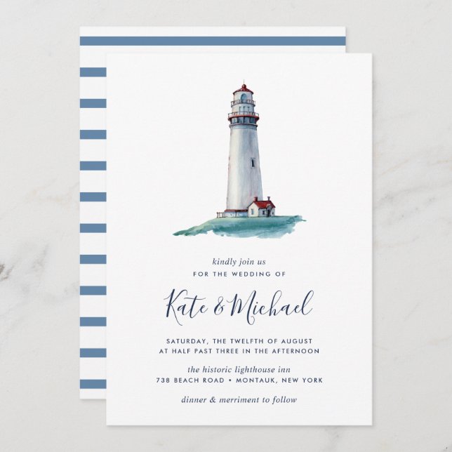 Landmark | Wedding Invitation (Front/Back)