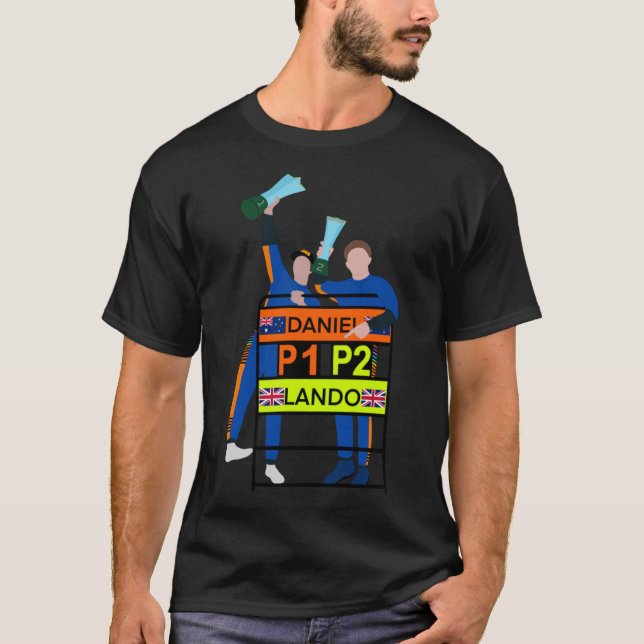 Lando Norris and Daniel Ricciardo - Monza 2021  Cl T-Shirt (Front)