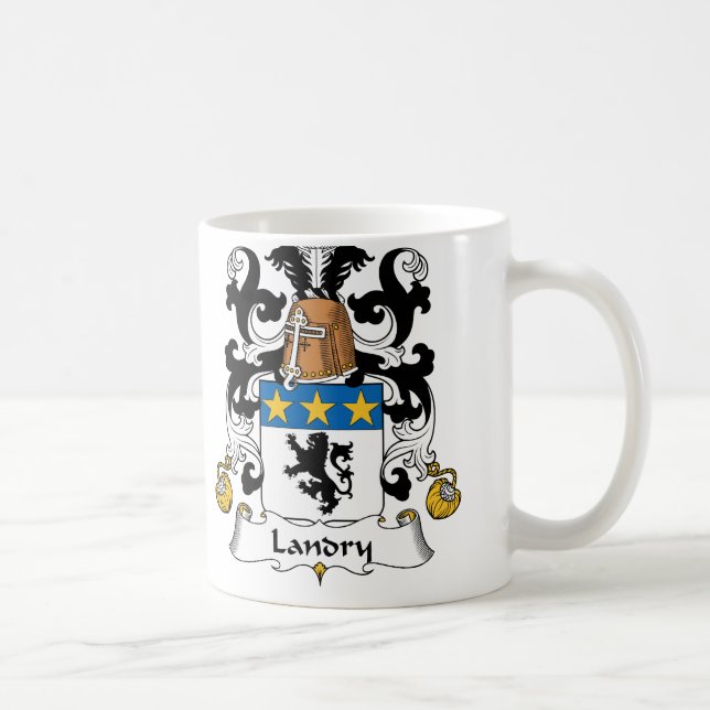 Landry Family Crest Coffee Mug (Right)