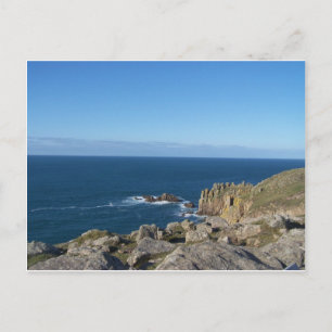 Lands End Cornwall Photograph Postcard