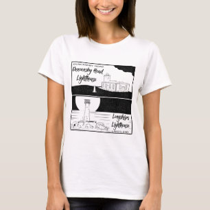 Land's End John o' groats lighthouses T-Shirt