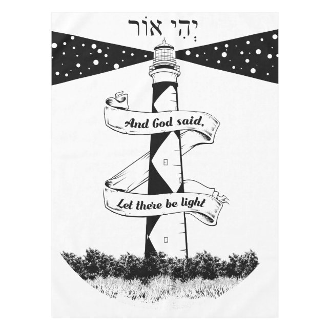 Land's End John o' groats lighthouses Tablecloth (Front)