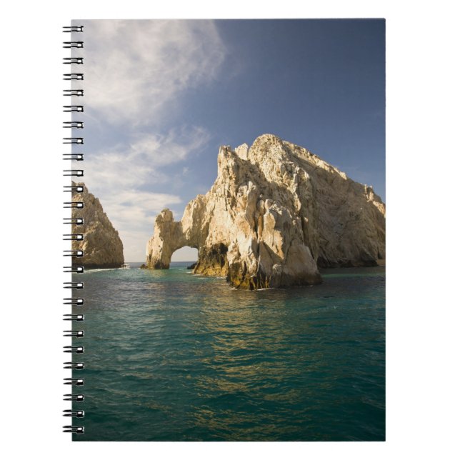 Land's End, The Arch near Cabo San Lucas, Baja Spiral Notebook (Front)