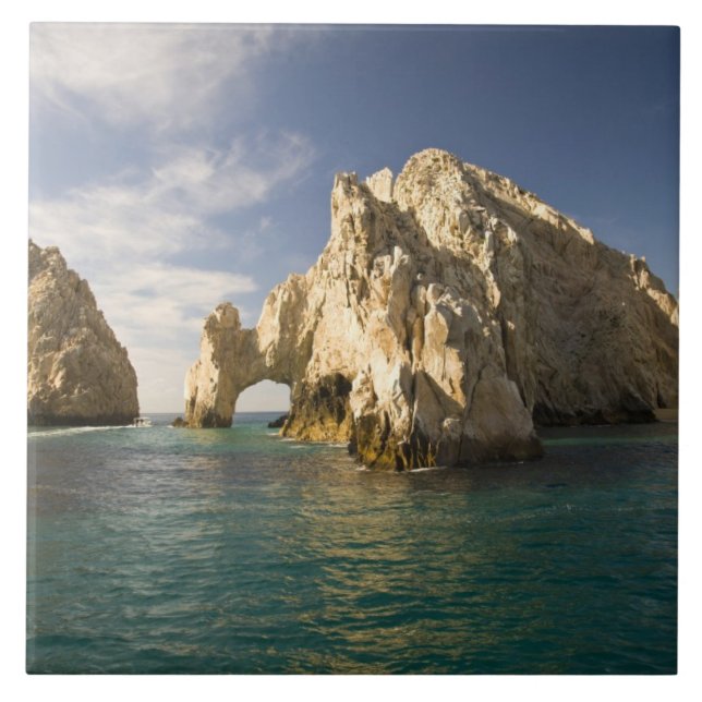 Land's End, The Arch near Cabo San Lucas, Baja Tile (Front)