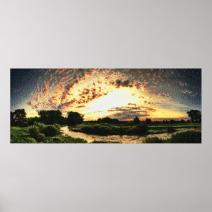 Landscape 16 cmyk poster
