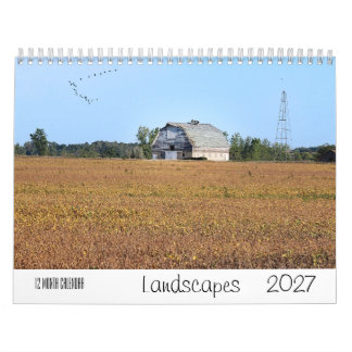 Landscape 2027 12 Month Wall Calendar