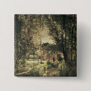Landscape 2 15 cm square badge
