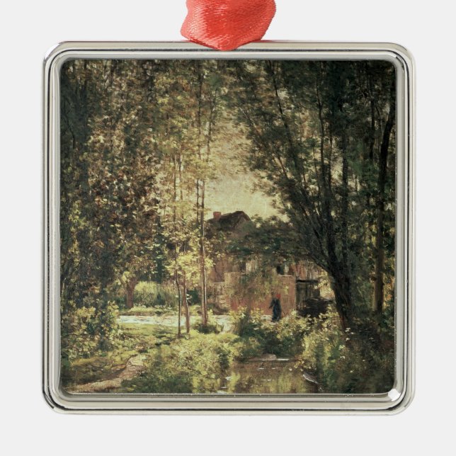 Landscape 2 metal tree decoration (Front)