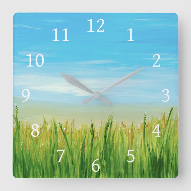 Landscape 465 square wall clock (Front)