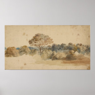 Landscape, about 1640,  Anthony van Dyck Poster