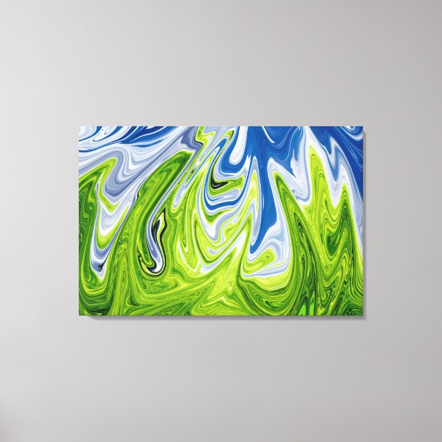 Landscape Abstract Art | Best modern art Canvas Print (Front)
