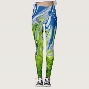 Landscape Abstract Art Best modern art Leggings