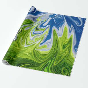 Landscape Abstract Art   Best modern art Wrapping Paper