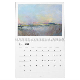 Landscape Abstract Art Original Painting 202X Calendar