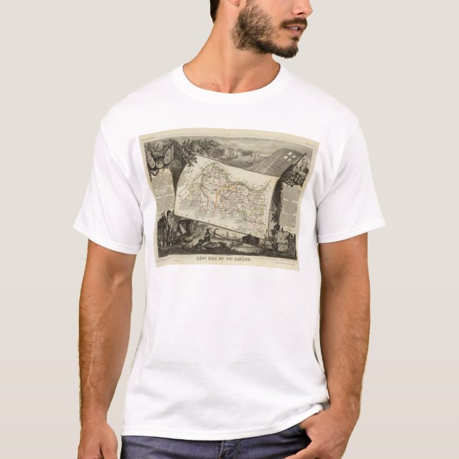 Landscape and towns T-Shirt (Front)