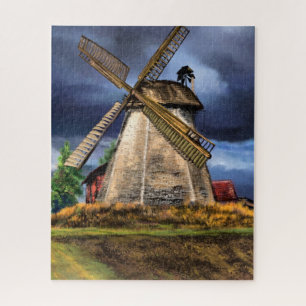 Landscape and Weather in the Netherlands  Painting Jigsaw Puzzle