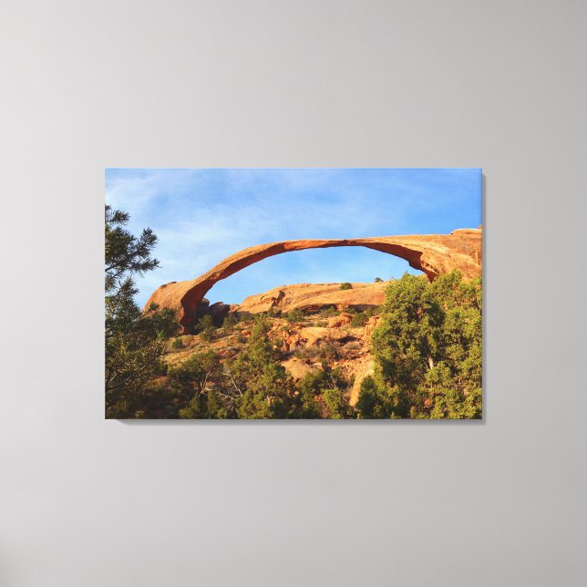 Landscape Arch at Arches National Park Canvas Print (Front)