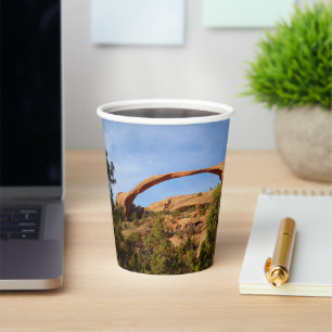 Landscape Arch at Arches National Park Paper Cups