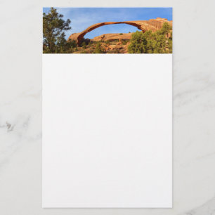 Landscape Arch at Arches National Park Stationery