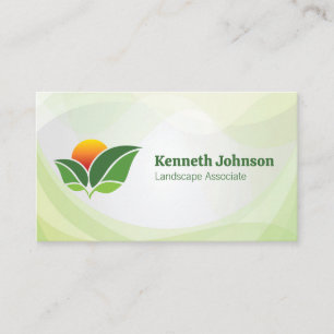 Landscape Architect   Gardening Business Card