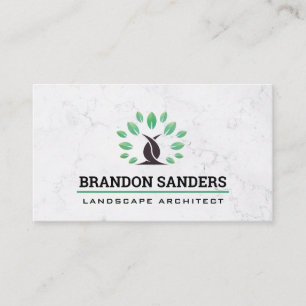 Landscape Architect   Stylised Tree Business Card